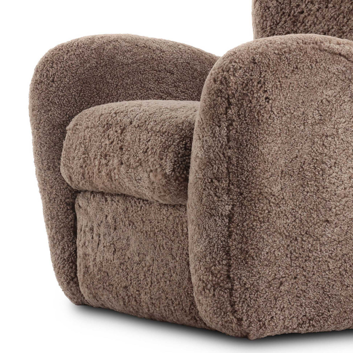 Amelie Chair - Taupe Shearling