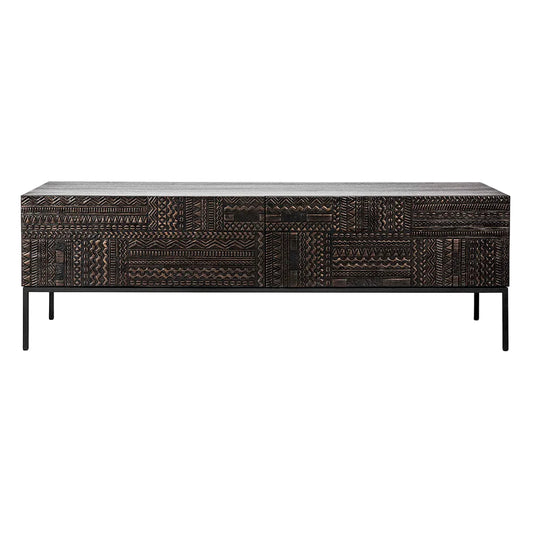 Ancestors Tabwa Media Cabinet - 1 Flip-Down Door, 1 Drawer