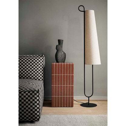 Ancora Floor Lamp - Natural, Black