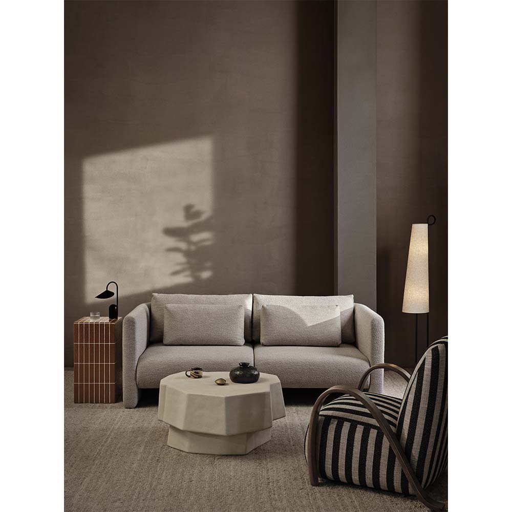 Ancora Floor Lamp - Natural, Black