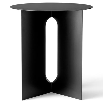 Androgyne 16" Steel Side Table - Black