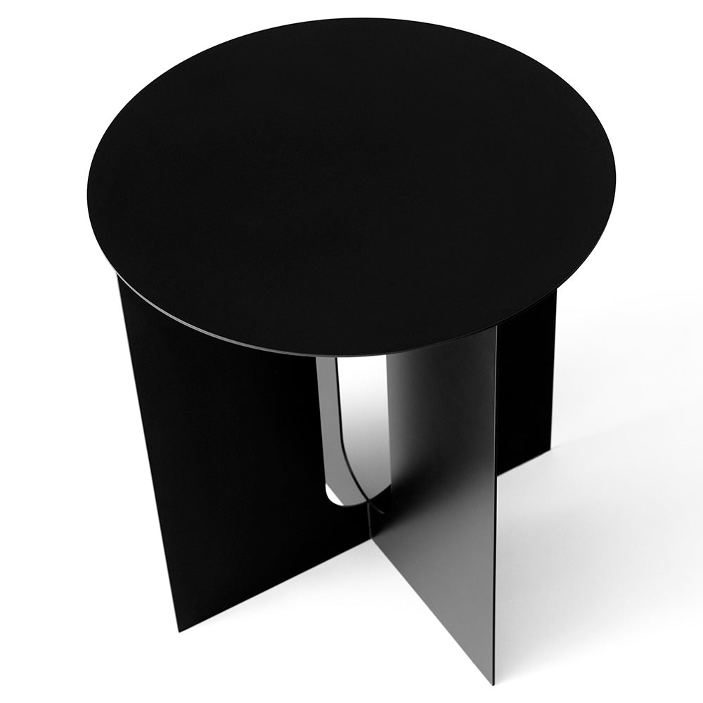 Androgyne 16" Steel Side Table - Black