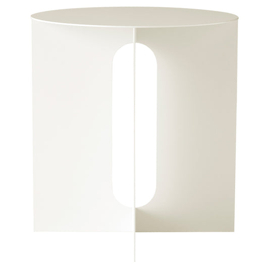 Androgyne 16" Steel Side Table - Ivory