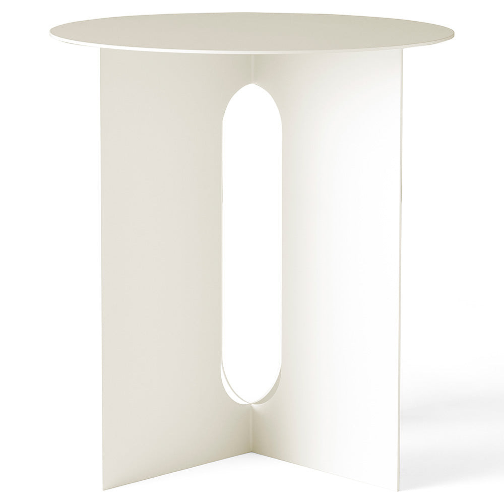Androgyne 16" Steel Side Table - Ivory