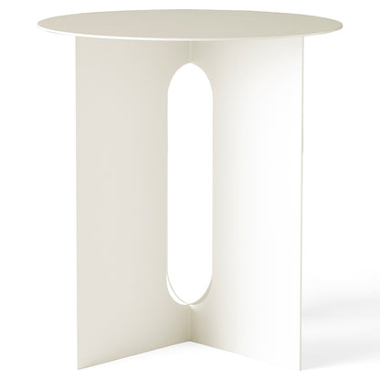 Androgyne 16" Steel Side Table - Ivory