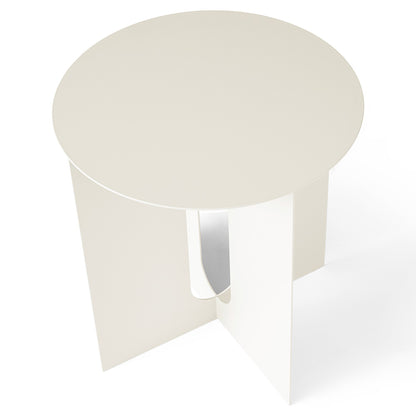 Androgyne 16" Steel Side Table - Ivory