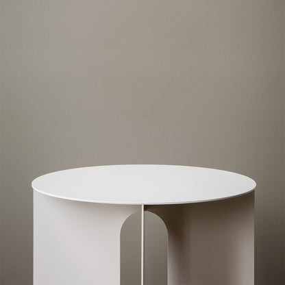 Androgyne 16" Steel Side Table - Ivory