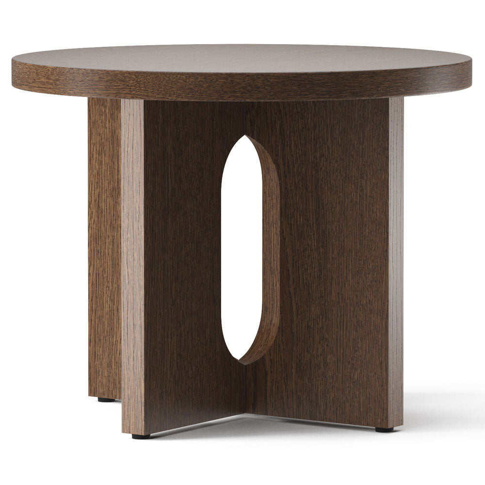 Androgyne 20" Wood Side Table - Dark Stained Oak