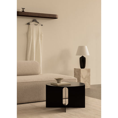 Androgyne 25" Steel Side Table - Brushed Steel