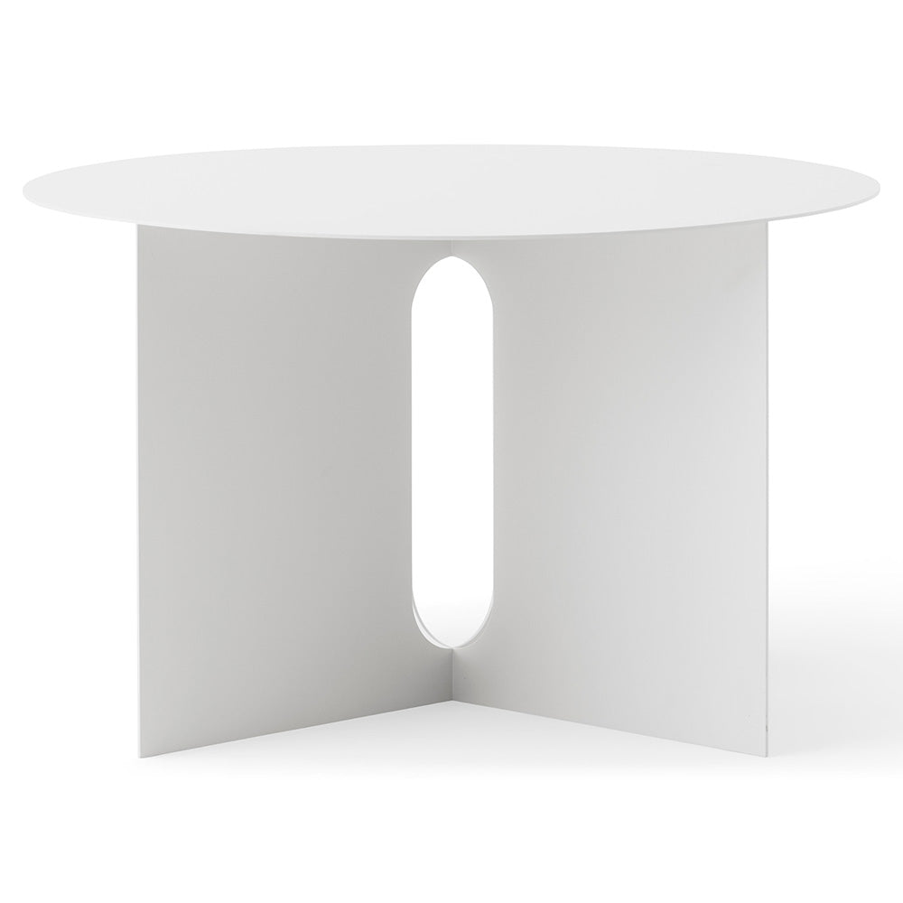Androgyne 25" Steel Side Table - Ivory