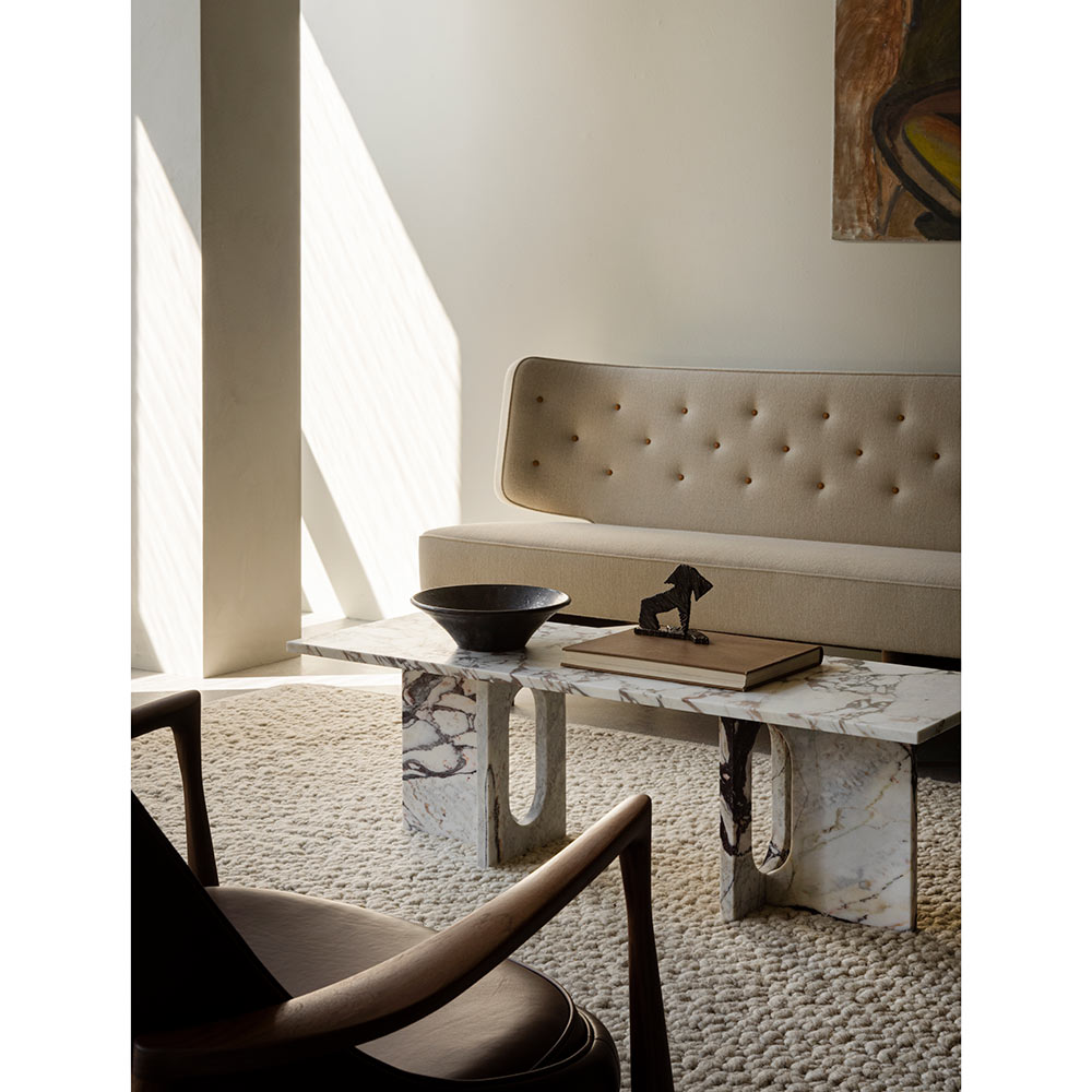 Androgyne Lounge Table - Calacatta Viola Marble