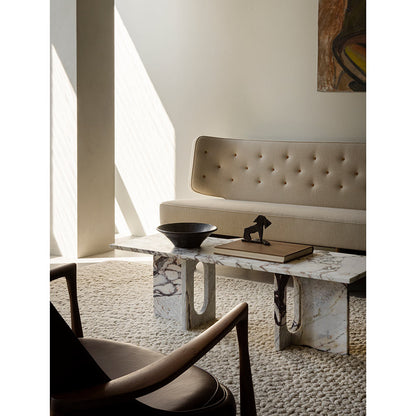 Androgyne Lounge Table - Calacatta Viola Marble
