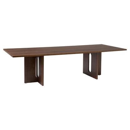 Androgyne Rectangular Dining Table - Dark Stained Oak