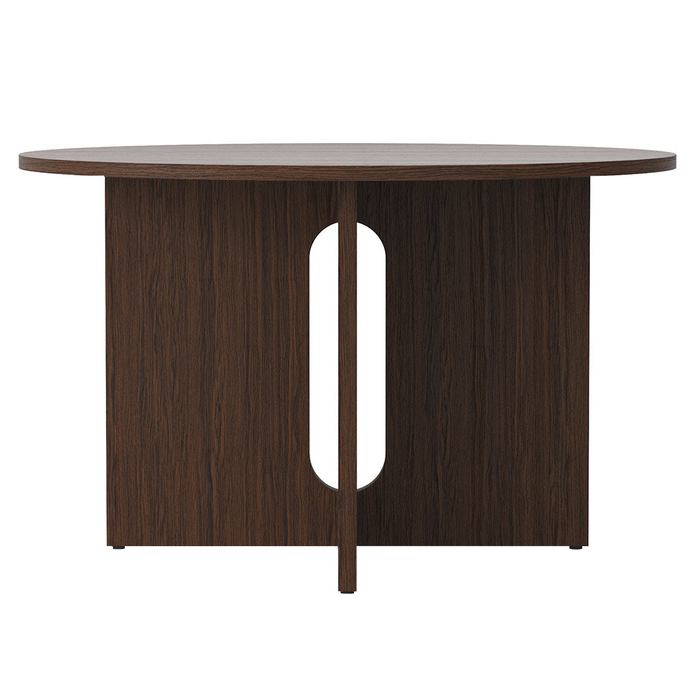 Androgyne Round Dining Table - Dark Stained Oak