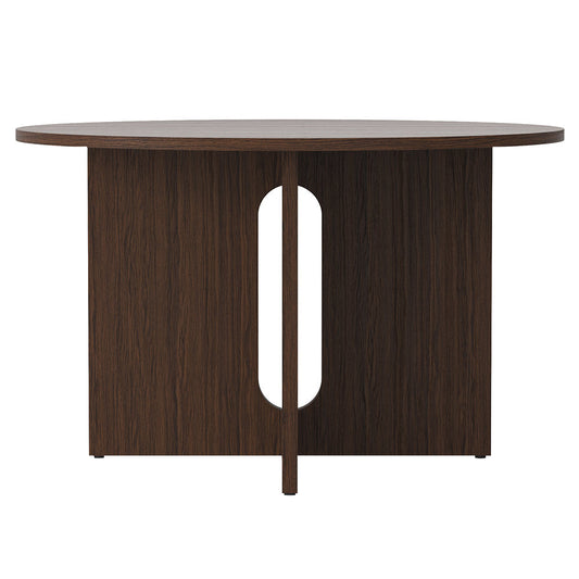 Androgyne Round Dining Table - Dark Stained Oak