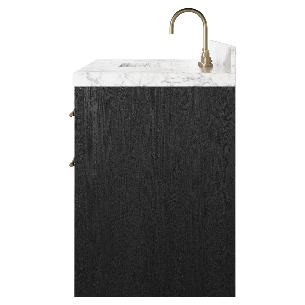 Anthem Single Wide Vanity - Black Wash Oak Veneer
