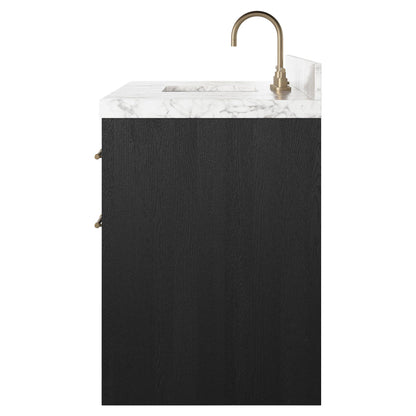 Anthem Single Wide Vanity - Black Wash Oak Veneer