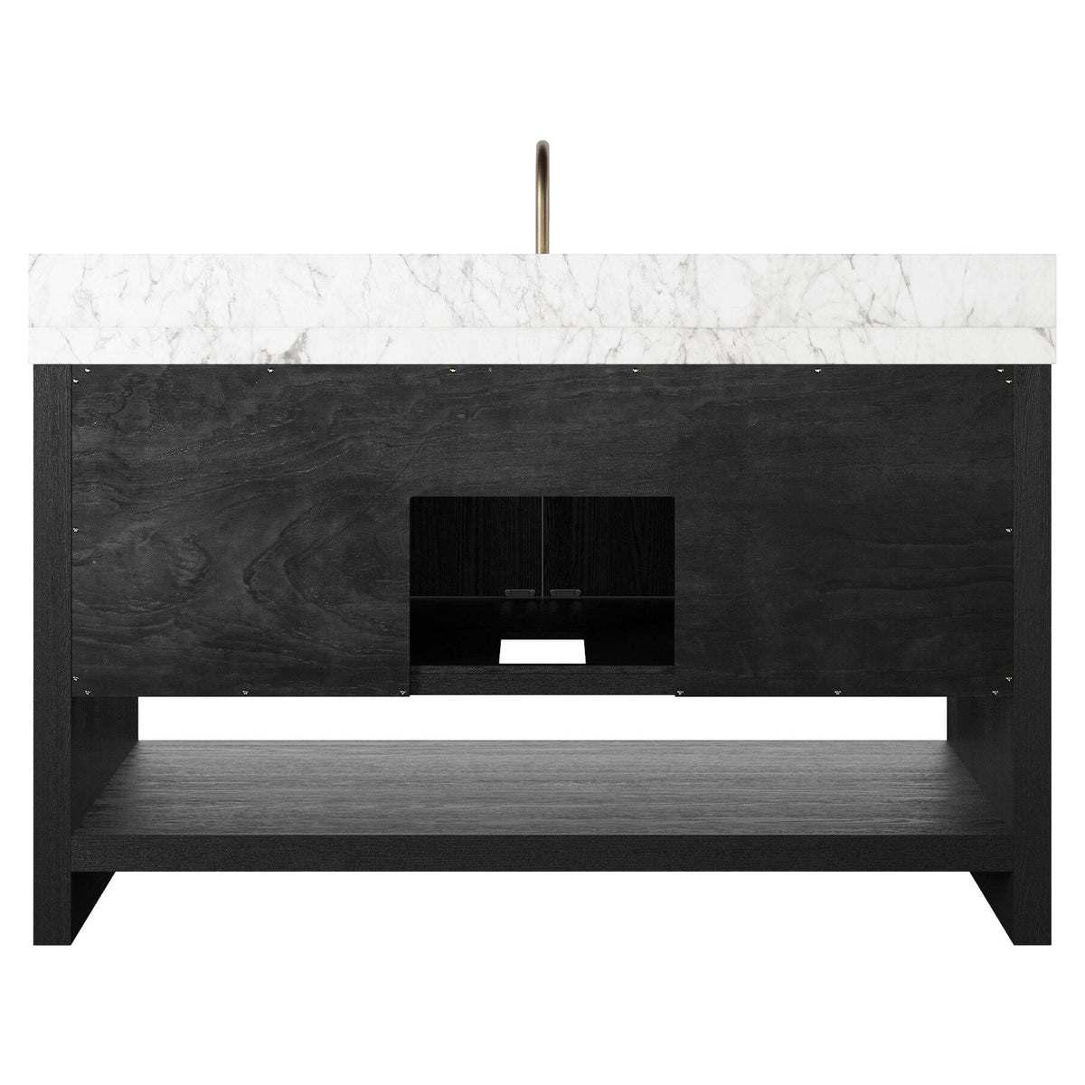Anthem Single Wide Vanity - Black Wash Oak Veneer