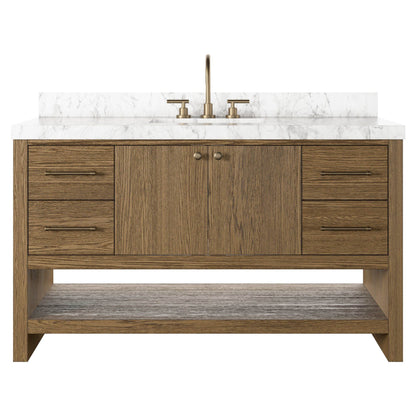 Anthem Single Wide Vanity - Washed Natural Veneer