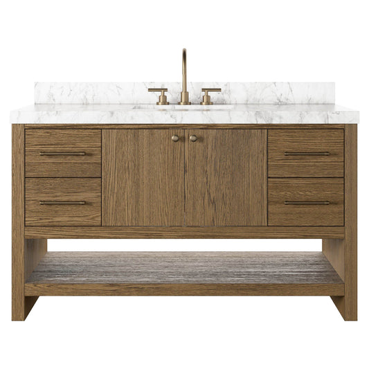 Anthem Single Wide Vanity - Washed Natural Veneer