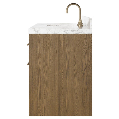 Anthem Single Wide Vanity - Washed Natural Veneer
