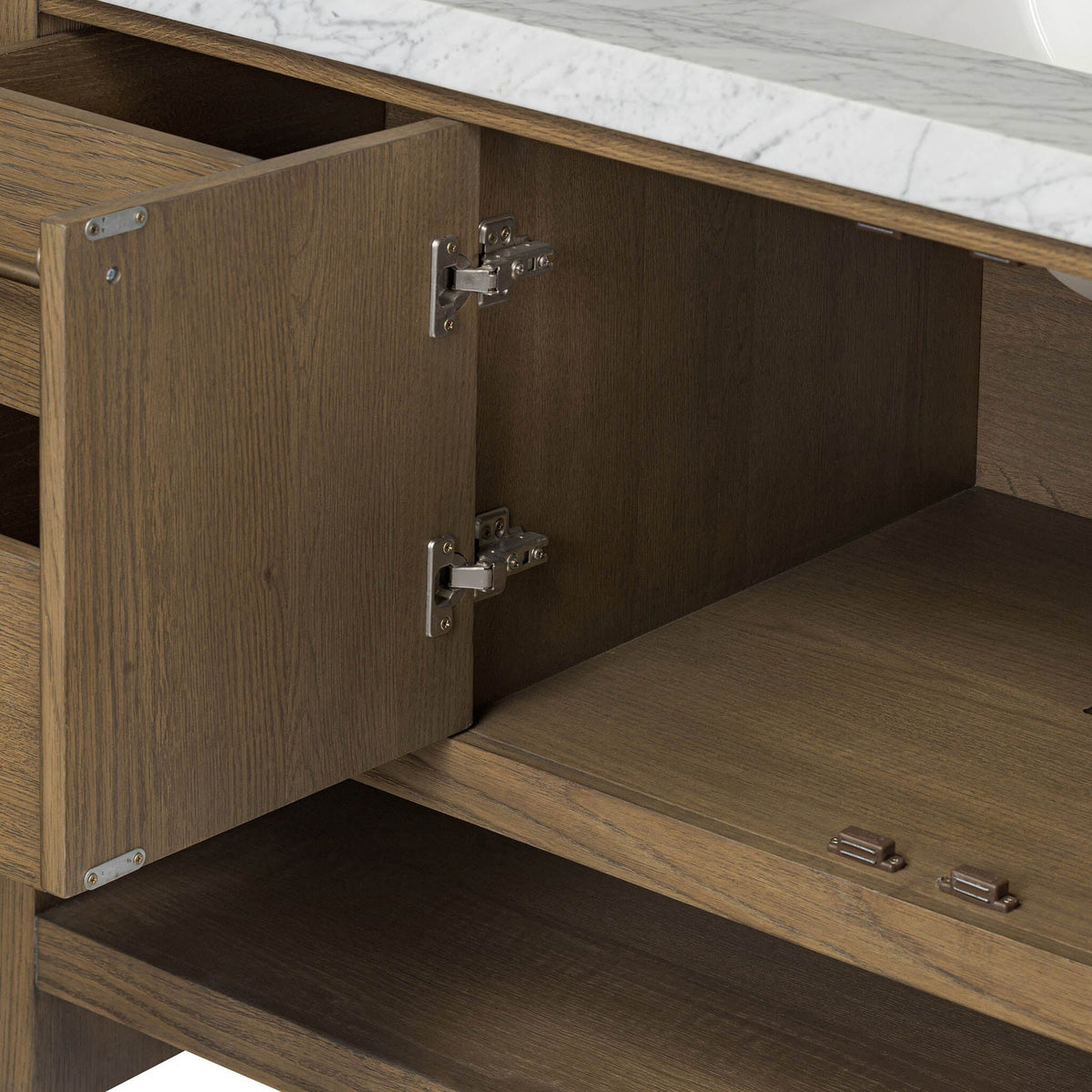 Anthem Single Wide Vanity - Washed Natural Veneer
