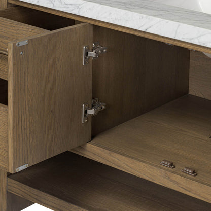 Anthem Single Wide Vanity - Washed Natural Veneer