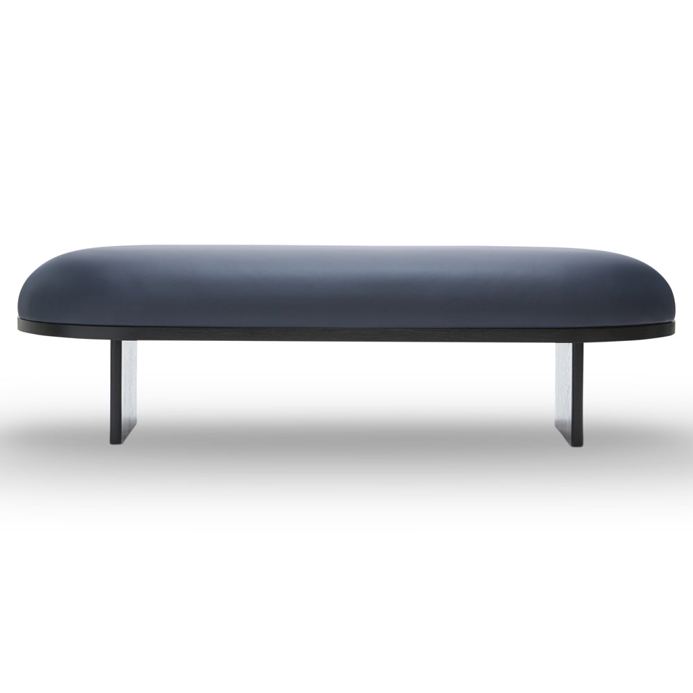 Anza 63"W Bench - Black Oak