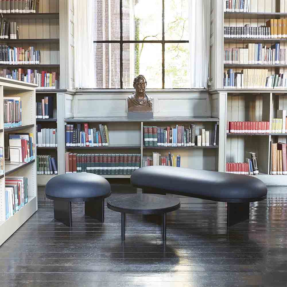 Anza 63"W Bench - Black Oak
