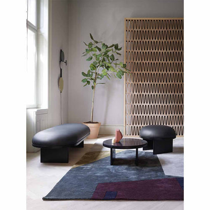 Anza 63"W Bench - Black Oak