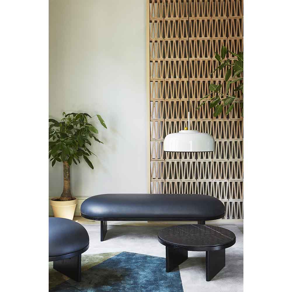 Anza 63"W Bench - Black Oak