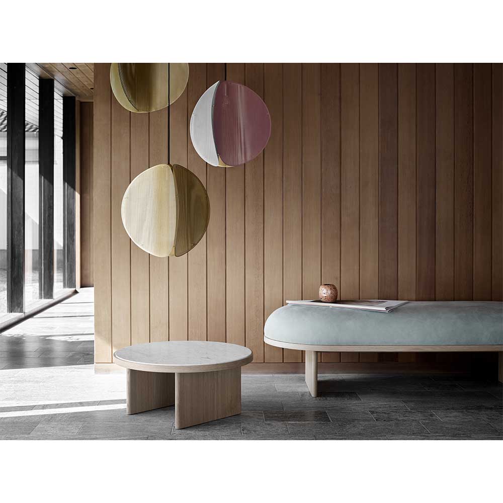 Anza 63"W Bench - Natural Oak