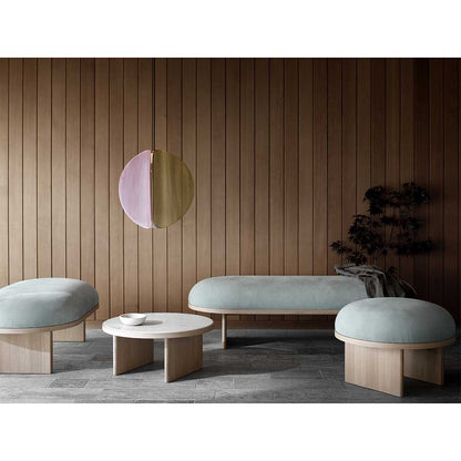 Anza 63"W Bench - Natural Oak