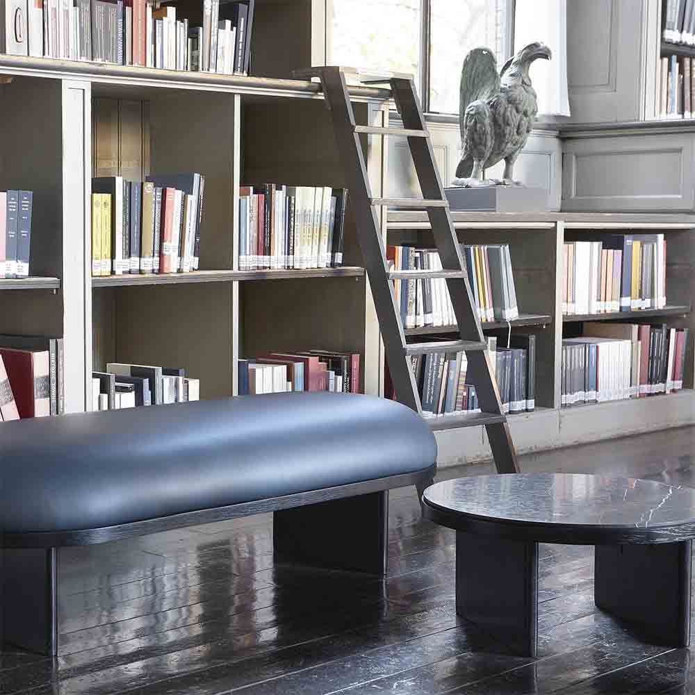 Anza Coffee Table - Black Oak, Nero Marquina Marble