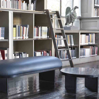 Anza Coffee Table - Black Oak, Nero Marquina Marble