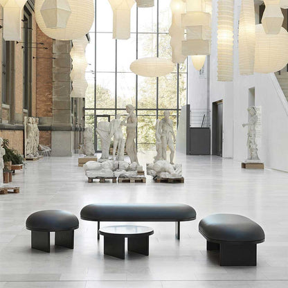 Anza Coffee Table - Black Oak, Nero Marquina Marble