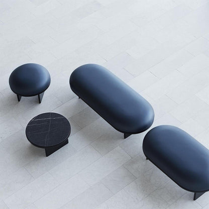 Anza Coffee Table - Black Oak, Nero Marquina Marble