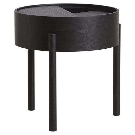 Arc Side Table - Black Painted Ash