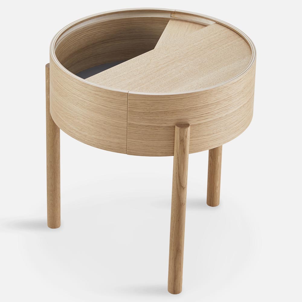 Arc Side Table - Oiled Oak