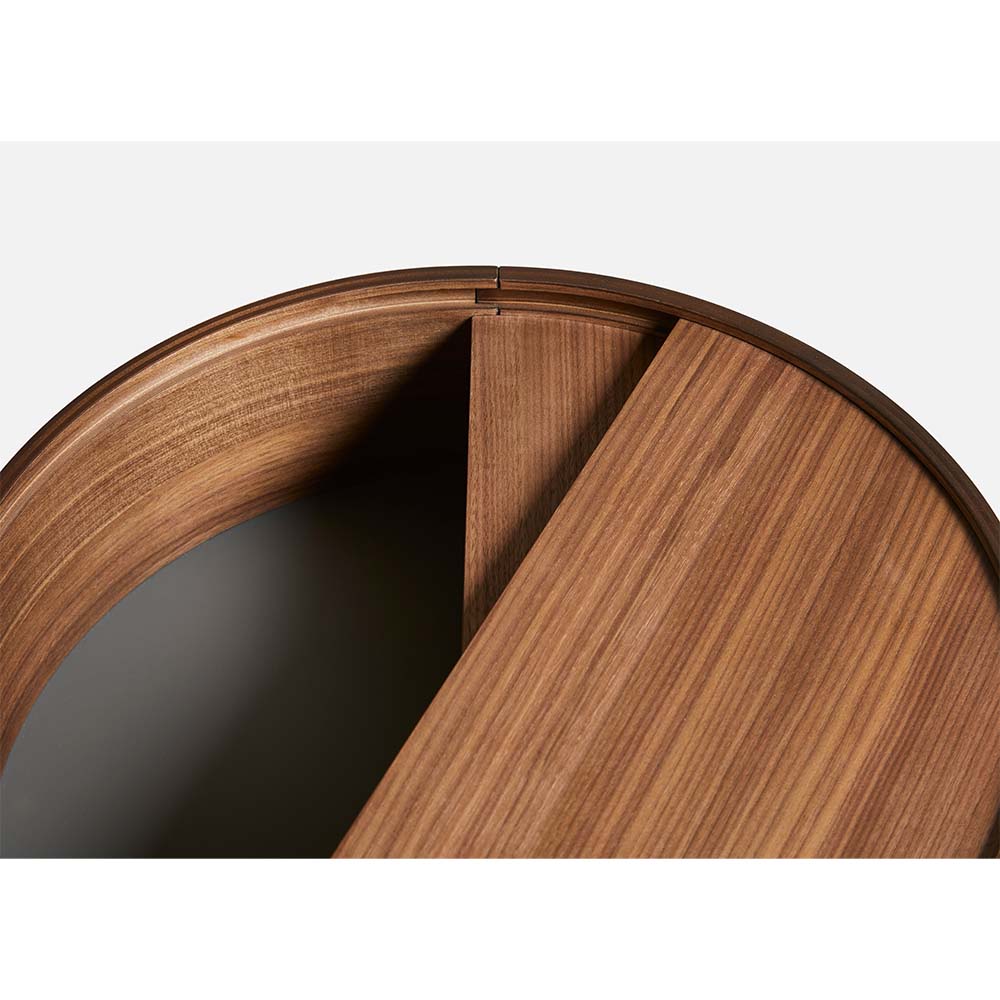 Arc Side Table - Walnut
