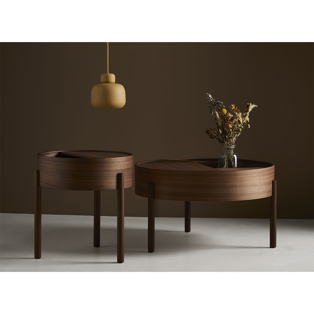 Arc Side Table - Walnut