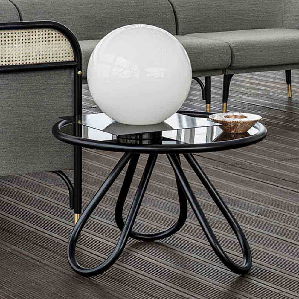 Arch Coffee Table - Glass Top