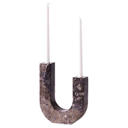 Arco Candle Holder - Gray