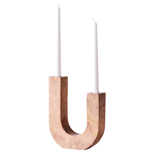 Arco Candle Holder - Red