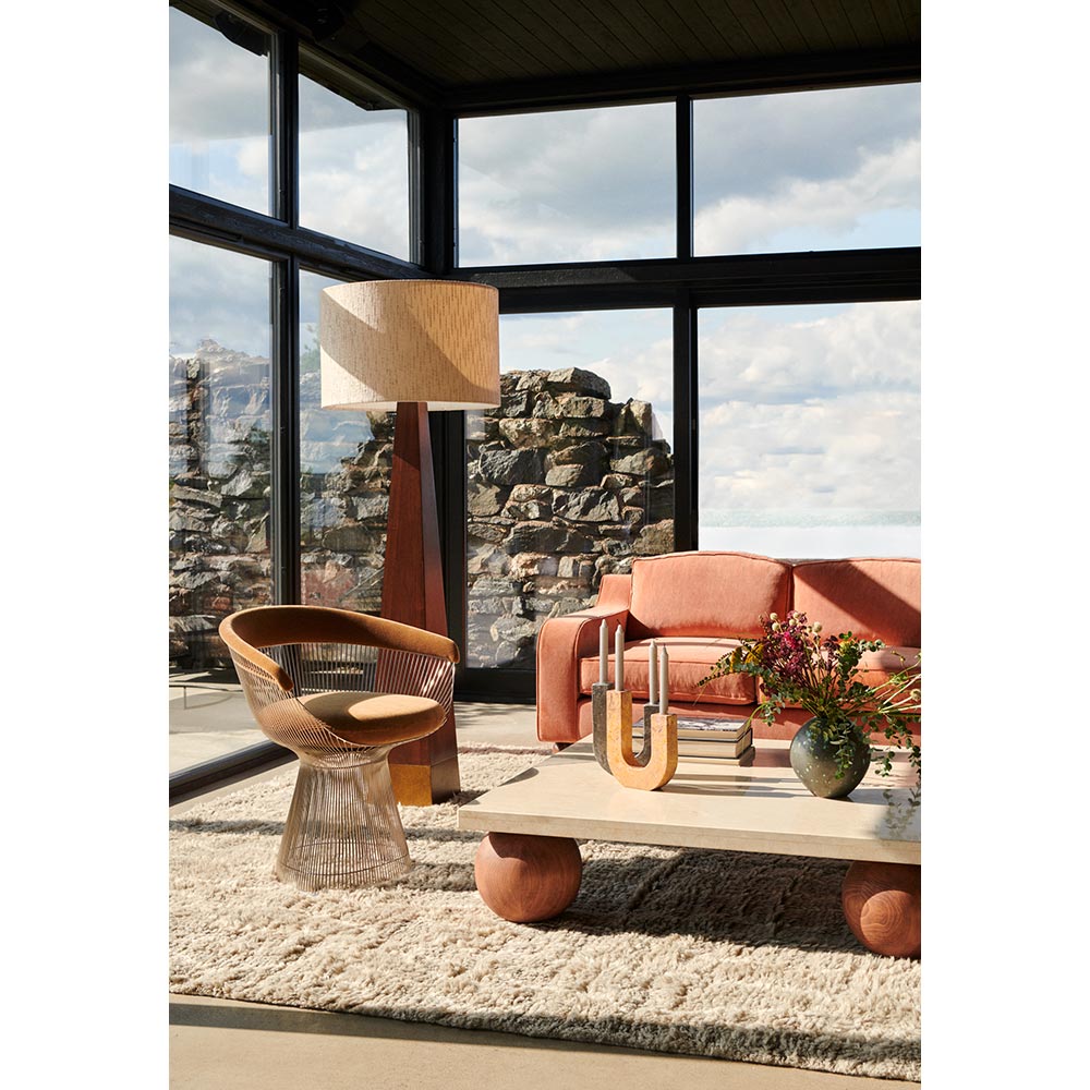 Arco Candle Holder - Red