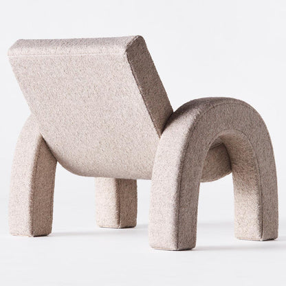 Arco Large Lounge Chair - Natural Boucle