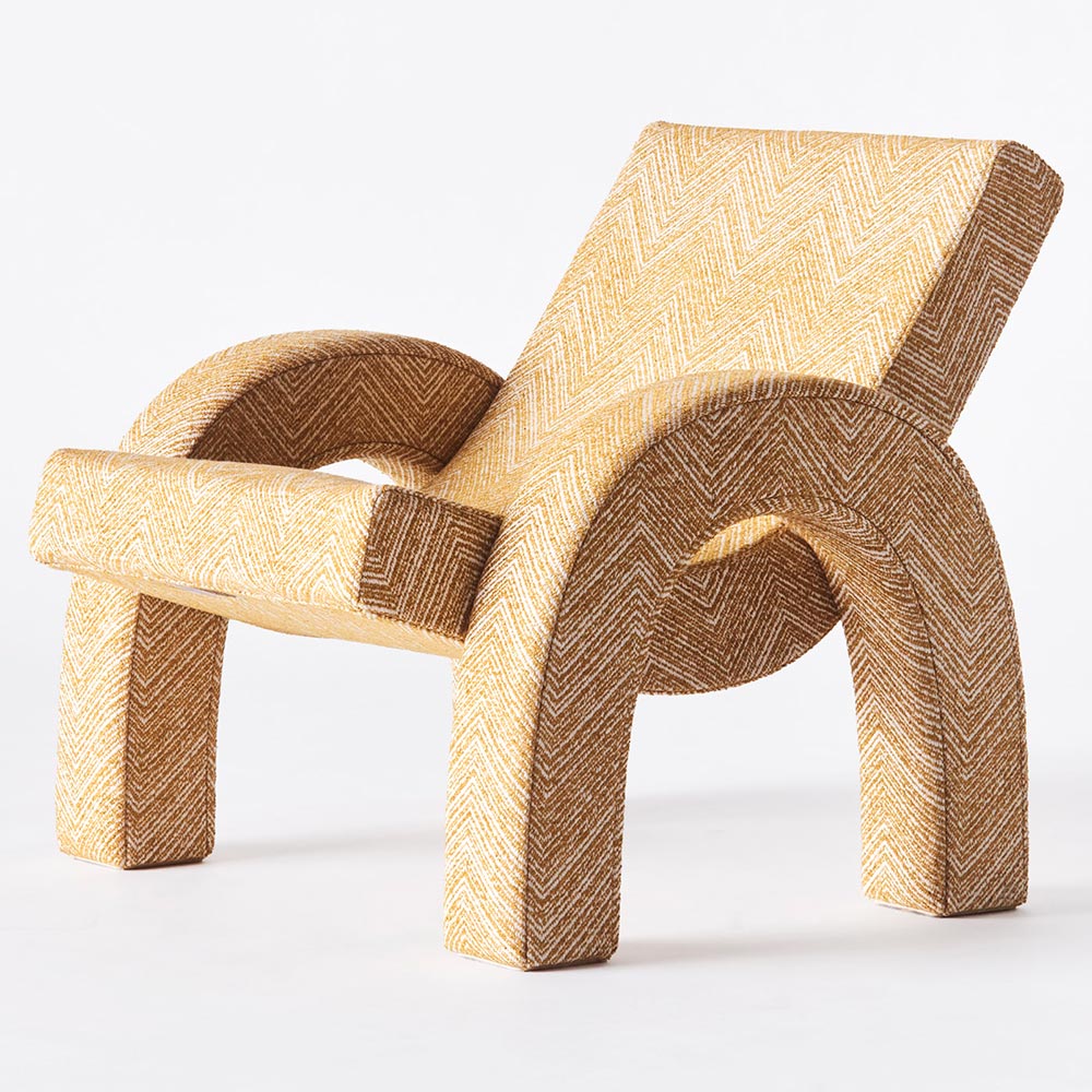 Arco Large Lounge Chair - Ochre Teide