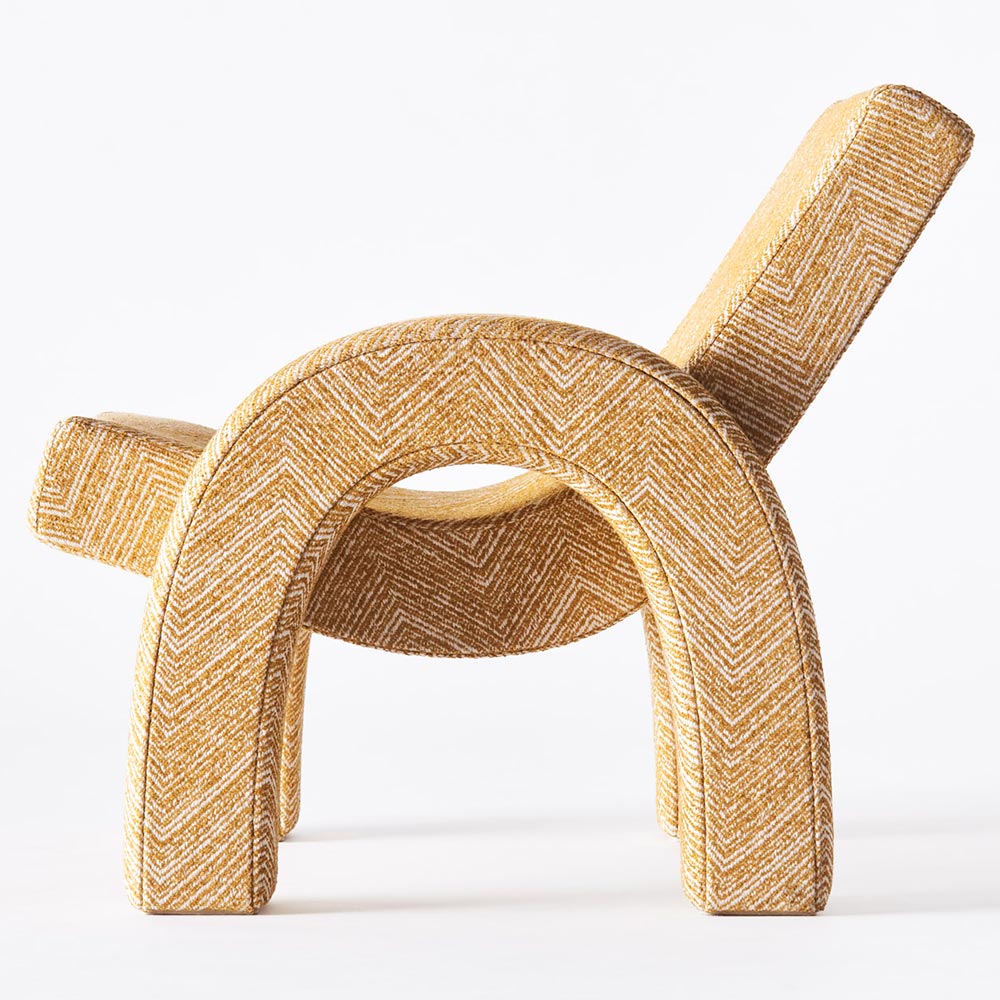 Arco Large Lounge Chair - Ochre Teide