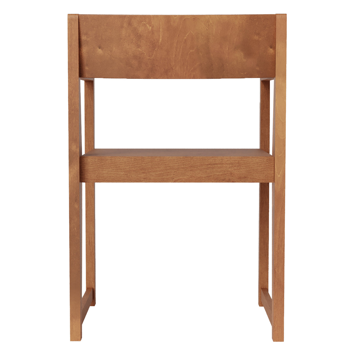 Armrest Chair 01 - Warm Brown Birch
