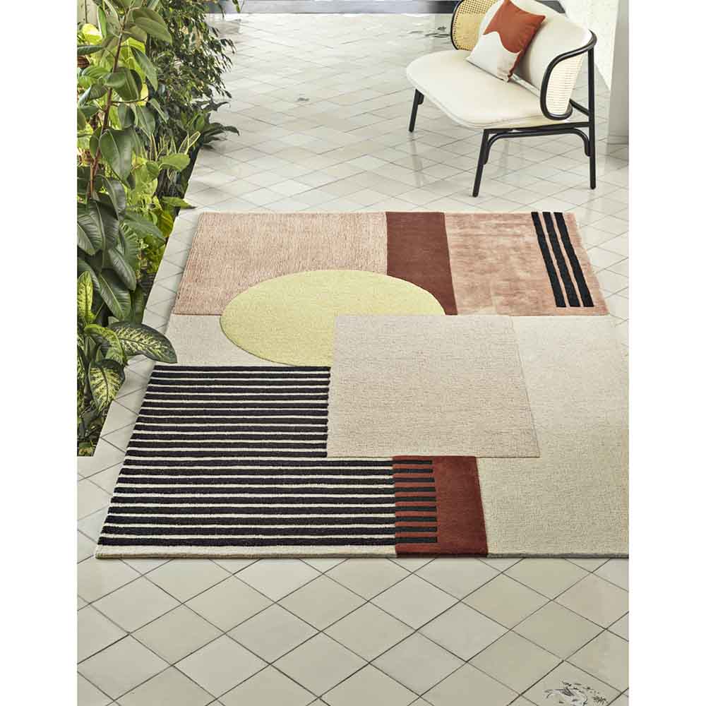 Around Colors Rug - Yellow